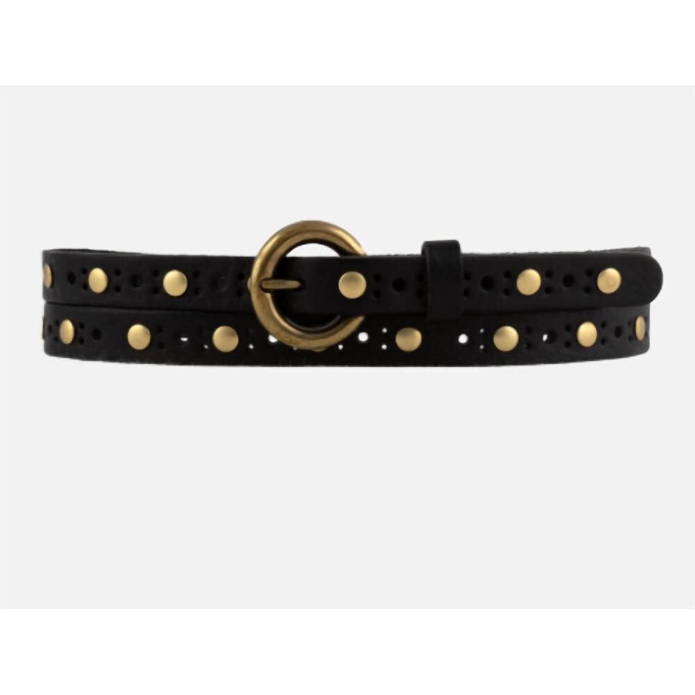 NEW AMSTERDAM HERITAGE chloe belt in black